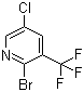 structure of CAS# 1256820-00-4, 2-溴-5-氯-3-(三氟甲基)吡啶