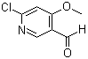 structure of CAS# 1256823-05-8, 6-氯-4-甲氧基-3-吡啶甲醛