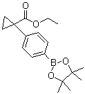 structure of CAS# 1257213-52-7, 4-(1-乙氧羰基环丙基)苯硼酸频哪醇酯