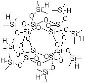 structure of CAS# 125756-69-6, 二甲基硅烷基笼形聚倍半硅氧烷