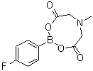 structure of CAS# 1257641-06-7, 2-(4-氟苯基)二氢-6-甲基-4H-1,3,6,2-二氧杂氮杂环硼辛烷-4,8(5H)-二酮