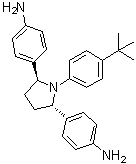 structure of CAS# 1258235-06-1, 4,4'-[(2S,5S)-1-[4-(1,1-二甲基乙基)苯基]-2,5-吡咯烷二基]二-苯胺