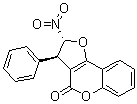 CAS # 1258432-41-5, (2R,3R)-2,3-Dihydro-2-nitro-3-phenyl-4H-furo[3,2-c][1]benzopyran-4-one