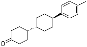 structure of CAS# 125962-80-3, 反式-4'-(4-甲基苯基)联环己基-4-酮