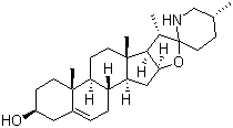 structure of CAS# 126-17-0, 茄解定