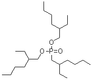 structure of CAS# 126-63-6, (2-Ethylhexyl)phosphonic acid bis(2-ethylhexyl) ester