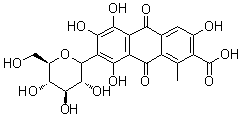 structure of CAS# 1260-17-9, C.I. Natural Red 4