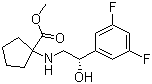 CAS # 1260403-59-5, 1-[[(2S)-2-(3,5-Difluorophenyl)-2-hydroxyethyl]amino]cyclopentanecarboxylic acid methyl ester