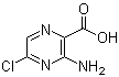 structure of CAS# 1260663-68-0, 3-氨基-5-氯-2-吡嗪羧酸