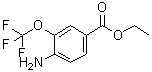 structure of CAS# 1260742-02-6, 4-氨基-3-(三氟甲氧基)苯甲酸乙酯