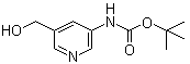 structure of CAS# 1260771-98-9, 5-(羟基甲基)吡啶-3-基氨基甲酸叔丁酯