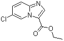 structure of CAS# 1260797-60-1, 6-氯咪唑并[1,2-a]吡啶-3-羧酸乙酯