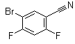structure of CAS# 1260879-25-1, 5-溴-2,4-二氟苯甲腈
