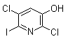 structure of CAS# 1261365-62-1, 2,5-二氯-6-碘吡啶-3-醇