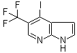 structure of CAS# 1261365-97-2, 4-Iodo-5-(trifluoromethyl)-1H-pyrrolo[2,3-b]pyridine