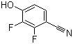structure of CAS# 126162-38-7, 2,3-二氟-4-氰基苯酚
