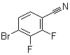 structure of CAS# 126163-58-4, 4-Bromo-2,3-difluorobenzonitrile