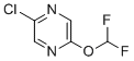 structure of CAS# 1261799-42-1, 2-氯-5-(二氟甲氧基)吡嗪