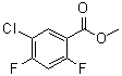 structure of CAS# 1261802-94-1, 5-氯-2,4-二氟苯甲酸甲酯