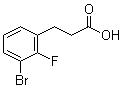 structure of CAS# 1261814-91-8, 3-溴-2-氟苯丙酸