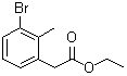 structure of CAS# 1261862-72-9, 3-溴-2-甲基苯乙酸乙酯