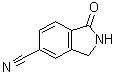 structure of CAS# 1261869-76-4, 1-Oxoisoindoline-5-carbonitrile