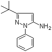 structure of CAS# 126208-61-5, 3-tert-Butyl-1-phenyl-1H-pyrazol-5-amine