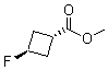 structure of CAS# 1262278-57-8, Methyl trans-3-fluorocyclobutanecarboxylate