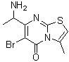 CAS # 1262441-63-3, 7-(1-Aminoethyl)-6-bromo-3-methyl-5H-thiazolo[3,2-a]pyrimidin-5-one