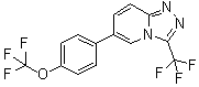 structure of CAS# 1262618-39-2, 6-[4-(三氟甲氧基)苯基]-3-(三氟甲基)[1,2,4]三唑并[4,3-a]吡啶