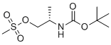 CAS # 126301-16-4, (S)-Methanesulfonic acid 2-Boc-amino-propyl ester, [(2S)-2-[(2-methylpropan-2-yl)oxycarbonylamino]propyl] methanesulfonate