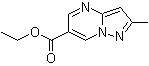 structure of CAS# 1263061-14-8, 2-甲基-吡唑并[1,5-a]嘧啶-6-羧酸乙酯