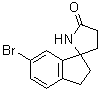 CAS # 1263279-85-1, 6-Bromo-2,3-dihydro-spiro[1H-indene-1,2'-pyrrolidin]-5'-one