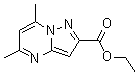 CAS 登录号：1263285-54-6, 5,7-二甲基吡唑并[1,5-a]嘧啶-2-羧酸乙酯