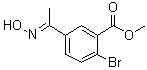 CAS 登录号：1263287-74-6, 2-溴-5-[1-(羟基亚胺基)乙基]苯甲酸甲酯
