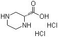 structure of CAS# 126330-90-3, (R)-(+)-2-Piperazinecarboxylic acid dihydrochloride