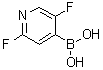 CAS 登录号：1263375-23-0, (2,5-二氟吡啶-4-基]硼酸