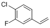structure of CAS# 1263414-46-5, 4-氯-3-氟苯乙烯