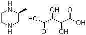 structure of CAS# 126458-15-9, (S)-2-甲基哌嗪酒石酸盐