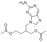 CAS # 126589-69-3, Famciclovir Impurity 8, [3-(acetyloxymethyl)-4-(2-aminopurin-9-yl)butyl] acetate