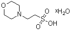 structure of CAS# 1266615-59-1, 4-吗啉乙烷磺酸水合物