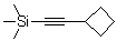 structure of CAS# 1268810-13-4, (Cyclobutylethynyl)trimethylsilane