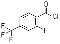 structure of CAS# 126917-10-0, 2-氟-4-(三氟甲基)苯甲酰氯
