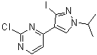 CAS 登录号：1269440-58-5, 2-氯-4-[3-碘-1-(异丙基)-1H-吡唑-4-基]嘧啶
