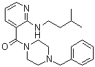 structure of CAS# 1270138-40-3, [2-[(3-Methylbutyl)amino]-3-pyridinyl][4-(phenylmethyl)-1-piperazinyl]methanone