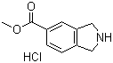 structure of CAS# 127168-93-8, Methyl isoindoline-5-carboxylate hydrochloride