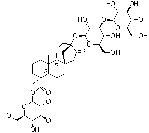 CAS # 127345-21-5, Rebaudioside G, (4alpha)-13-[(3-O-beta-D-Glucopyranosyl-beta-D-glucopyranosyl)oxy]-kaur-16-en-18-oic acid beta-D-glucopyranosyl ester