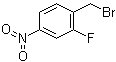 structure of CAS# 127349-56-8, 1-溴甲基-2-氟-4-硝基苯