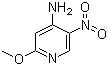 structure of CAS# 127356-38-1, 2-Methoxy-5-nitropyridin-4-amine