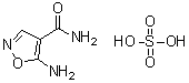 structure of CAS# 1273577-24-4, 5-氨基-4-异恶唑甲酰胺硫酸盐